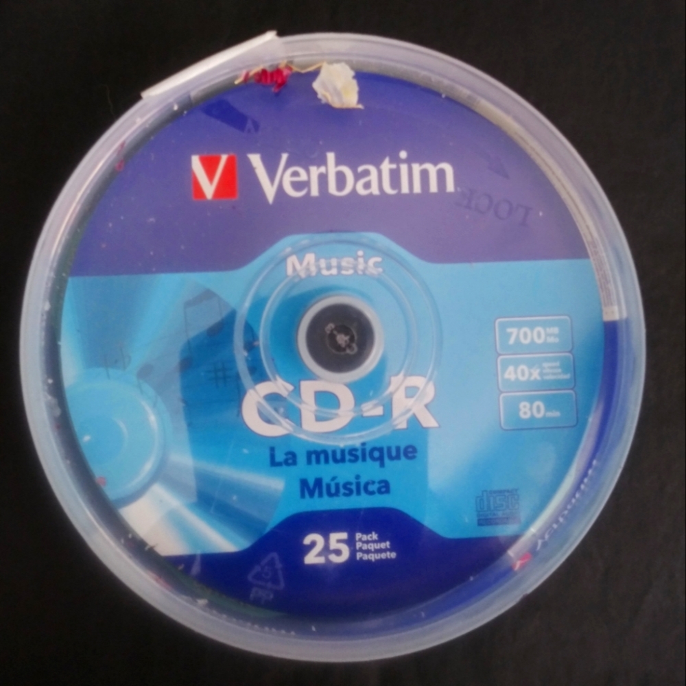 CD Roam Blank CDR 25 Pack